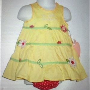 Messages From The Heart Infant Girl's Tiered Dress